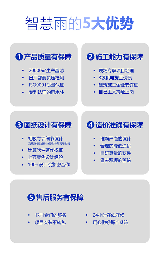 智慧雨5大优势